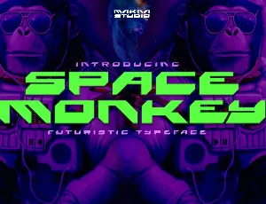 Space Monkey font