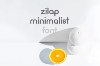 Zilap Minimalist Sans Serif font