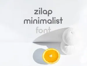 Zilap Minimalist Sans Serif font