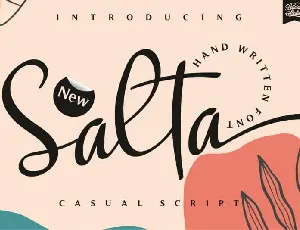 Salta Script font