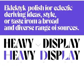 Eklektyk Display font