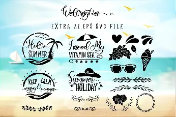 Wellington Script font