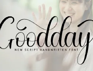 Goodday Script font