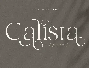 Calista font