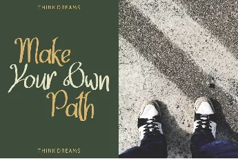 Think Dreams Demo font