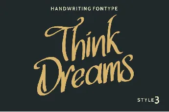 Think Dreams Demo font