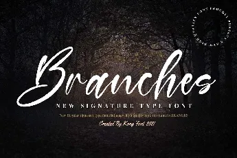 Branches font