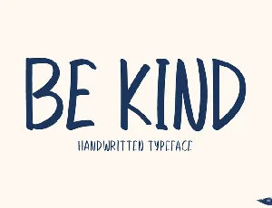 Be Kind font