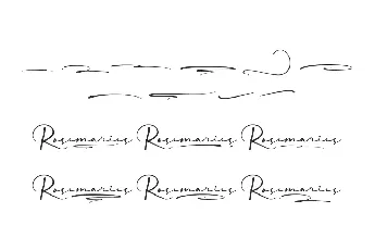 Rosemaries Demo font