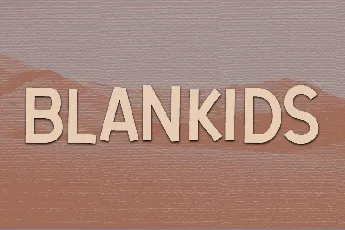 Blankids font