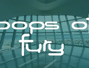 Loops of Fury font