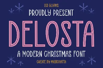 Delosta font