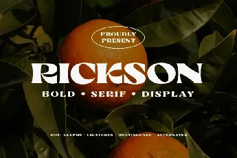 Rickson font