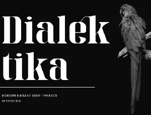 Dialektika font