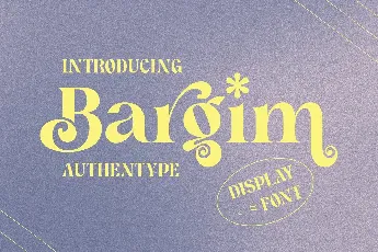 Bargim font