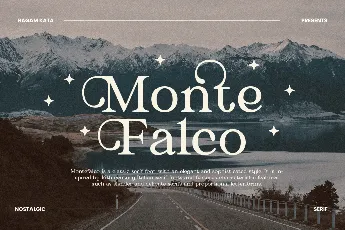 Monte Falco DEMO font