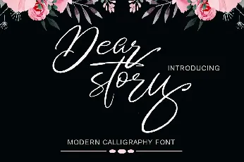 Dear story font