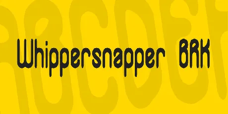 Whippersnapper BRK font