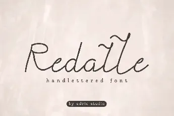 Redalle DEMO font