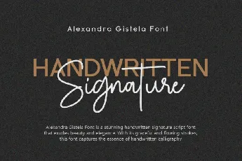 Alexandra Gistela font