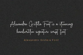 Alexandra Gistela font