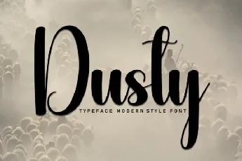 Dusty Script font