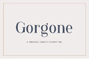 Gorgone font