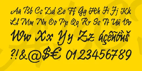 Krugmann Brush font