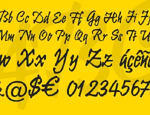 Krugmann Brush font