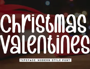 Christmas Valentines Display font