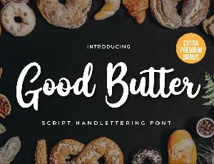 Good Butter Handwritten Script font