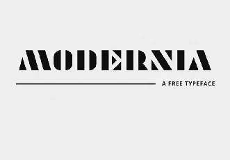 Modernia Typeface font