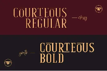 Courteous Ligature Serif font