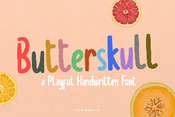 Butterskull font