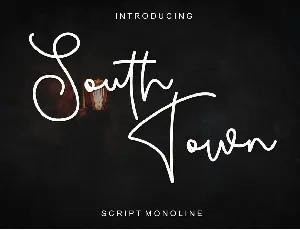 South Town font