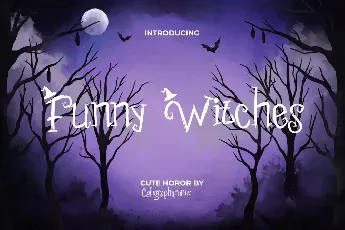 Funny Witches Demo font