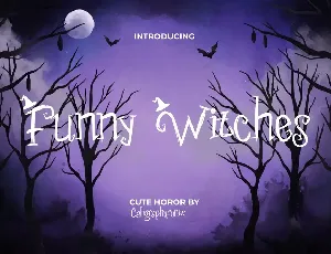 Funny Witches Demo font