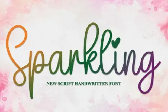 Sparkling Handwritten font