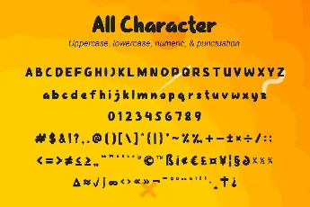 Yellow Candy font