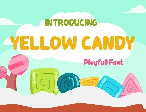 Yellow Candy font