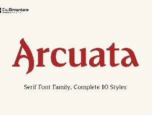 Arcuata Trial font