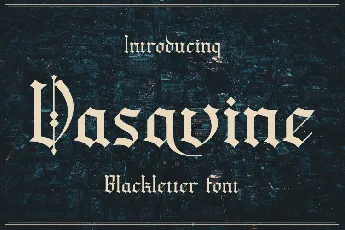 Vasavine font