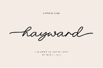 Hayward font