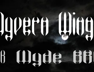 Wyvern Wings font