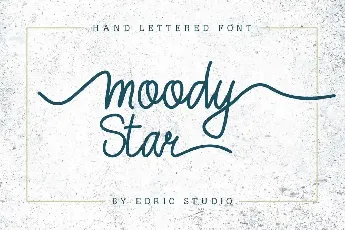 Moody Star Demo font