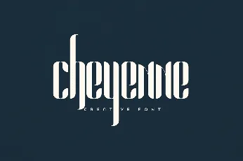 Cheyenne font