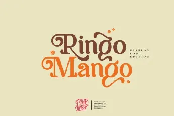 Ringo Mango font