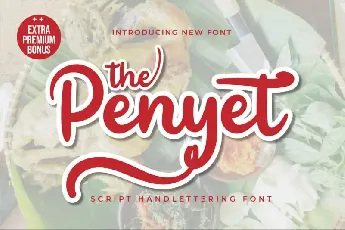 Penyet Script font