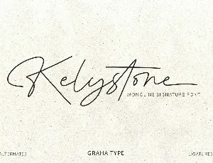 Kelystone DEMO font