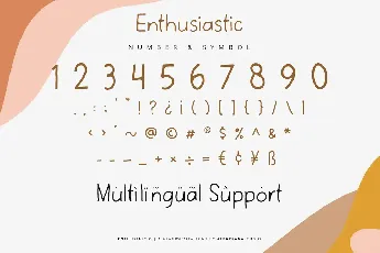 Enthusiastic font